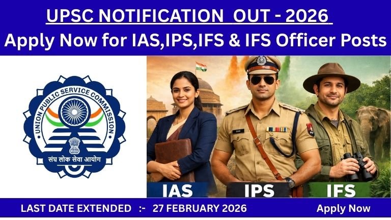 UPSC IAS IPS IFS 2026 Apply Online