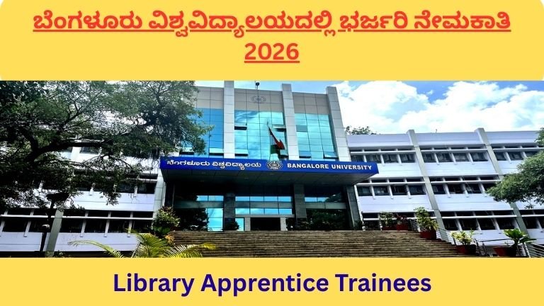 BANGOLORE UNIVERSITY RECRUITMENT 2026