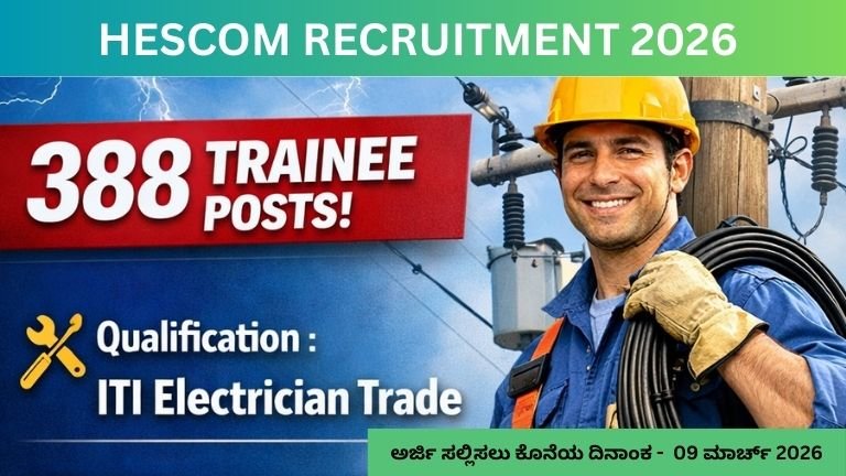 HESCOM RECRUITMENT 2026