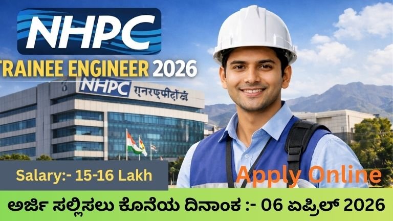NHPC Trainee Engineer Recruitment 2026 Notification Out | Apply Online 81 Posts
