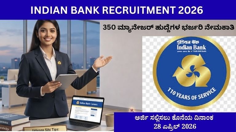 Indian Bank Recruitment 2026: