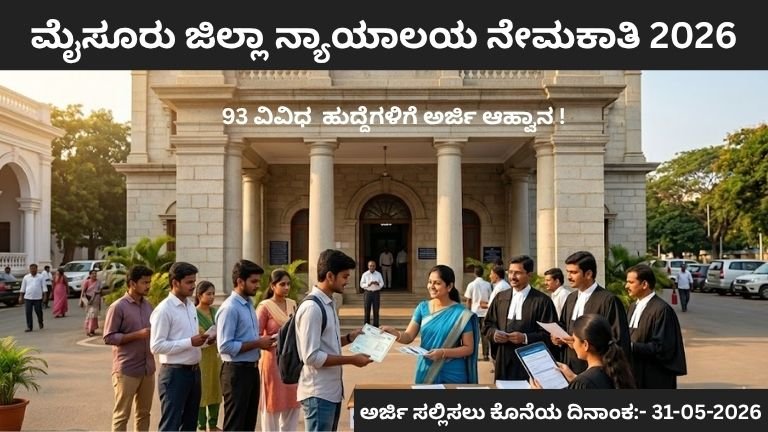 Mysuru District Court Recruitment 2026