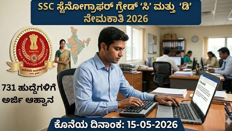 SSC Stenographer Grade C & D Recruitment 2026