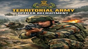 Territorial Army Officer Recruitment 2026: