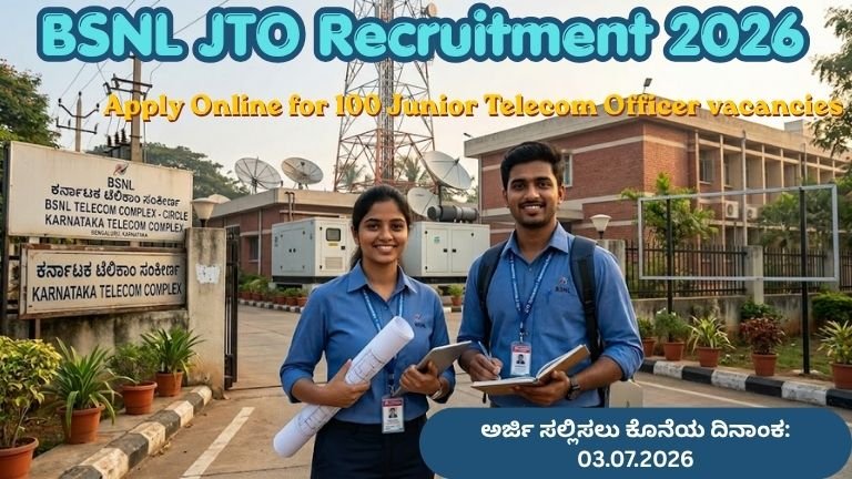 BSNL JTO Recruitment 2026: