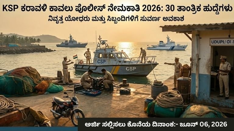 Karnataka Coastal Security Police Recruitment 2026: