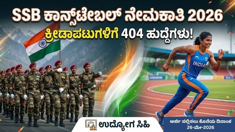 SSB RECRUITMENT 2026